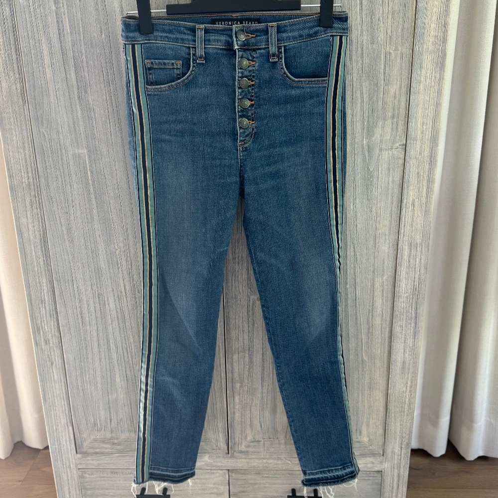 Veronica Beard Debbie 10" Skinny with Ribbon